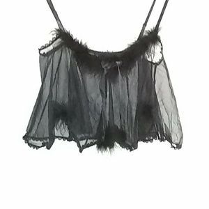 AUTHENTIC vintage sheer  top!